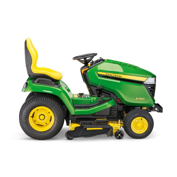 John Deere X590 mit 137 cm Mähdeck