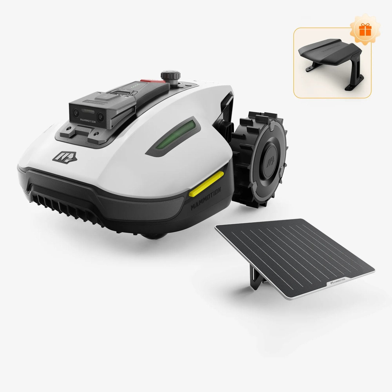 MAMMOTION YUKA mini 600 + Solarpanel – Autonomer, vernetzter Mähroboter